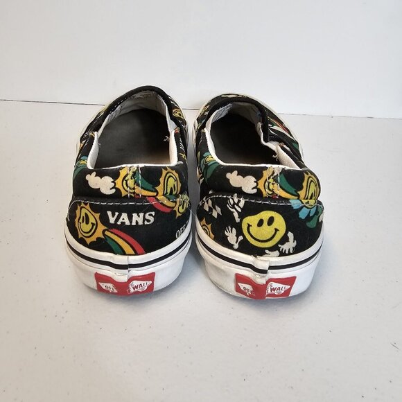 VANS Better Day Slip-on Skate Shoe Sneaker Mens 4.5 Womens 6 Low Smileys Rainbow - Picture 7 of 14